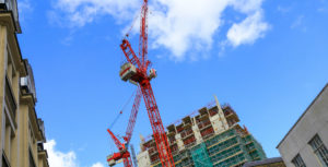 Construction site crane - Hine Chartered Insurance Brokers