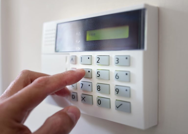 intruder alarm panel